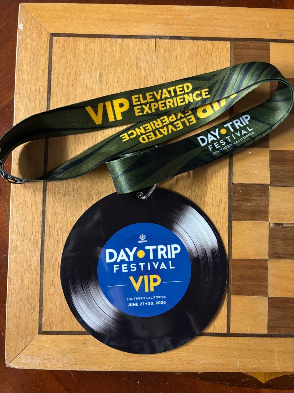 Day Trip 2026 Festival VIP Lanyard
